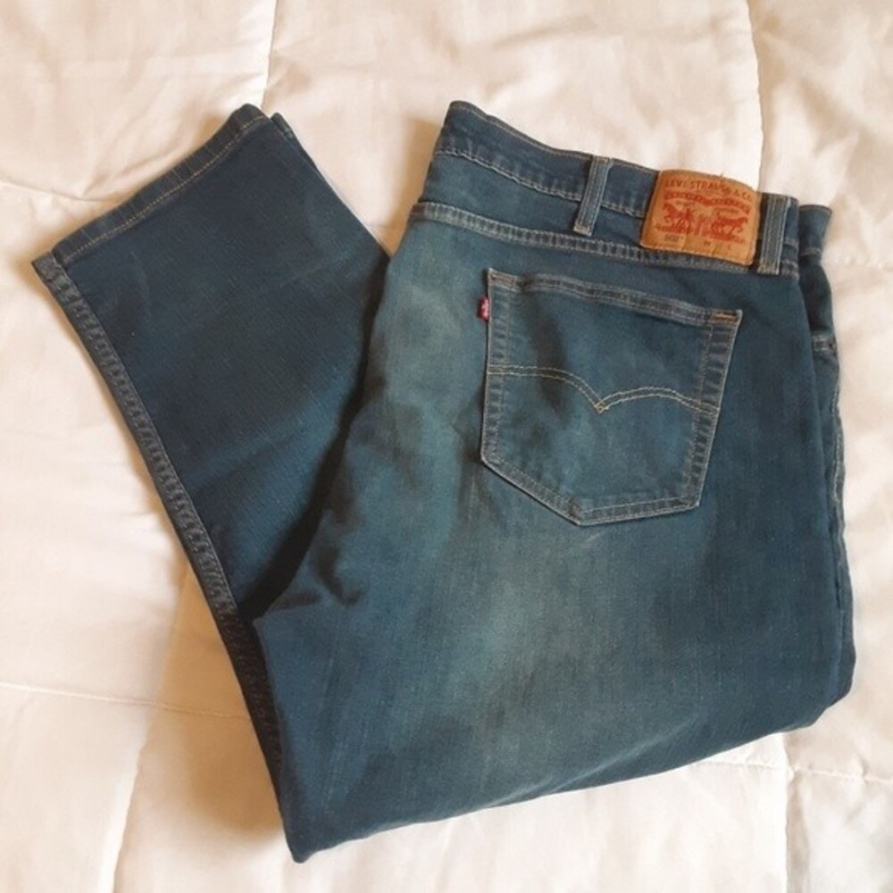 Levi's 502 Jeans Tapered 43X26 Blue Denim Pants
